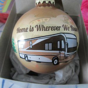 NEW GLASS  RV ORNAMENT